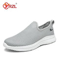 YRZL Zapatillas de deporte para hombre, zapatos informales transpirables Unisex, mocasines de malla antideslizantes para exteriores, zapatos de tenis ligeros a la moda para hombre
