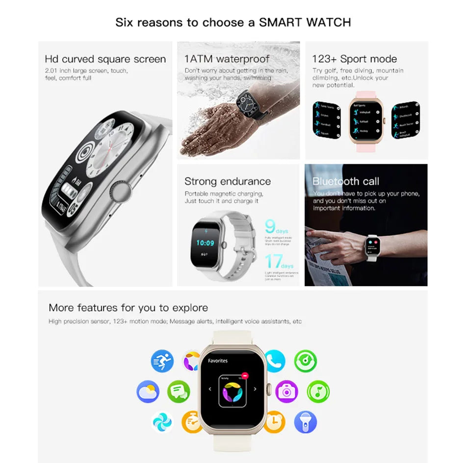 Reloj Inteligente Mujer Esferas Personalizables