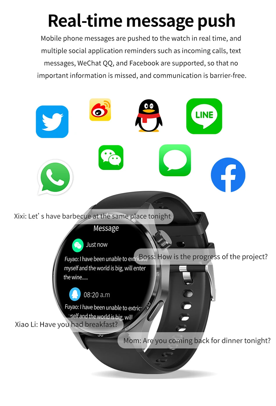 Reloj Inteligente 4 Pro AMOLED Bluetooth