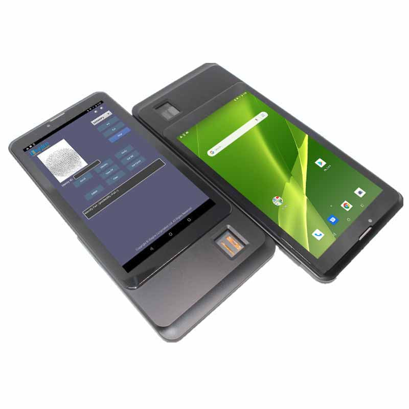 7 ''4G LTE llamada telefónica tarjeta SIM Dual Tablet PC soporte función de huella digital 1GB RAM 8GB ROM Quad Core MTK8735 GPS Android 8,1 GSM
