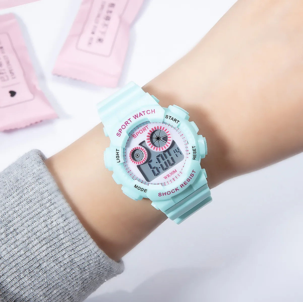 Reloj Deportivo Digital LED Impermeable para Niños