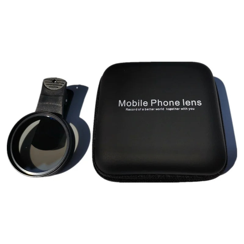 Filtro Lente CPL 52mm para Celular con Clip Universal