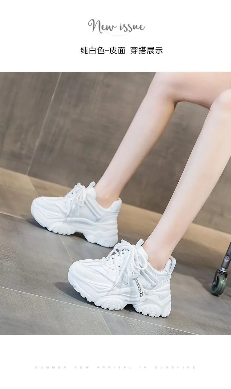 Zapatillas de Plataforma para Mujer - Suela Gruesa, Estilo Casual