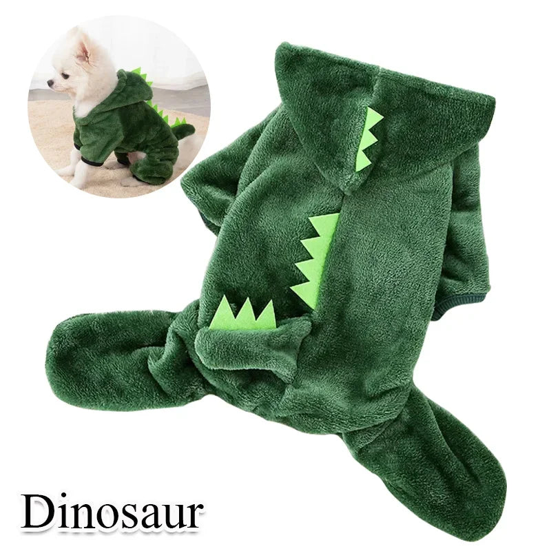 Disfraz Cosplay para Mascotas - Abrigo de Forro Polar para Perros y Gatos