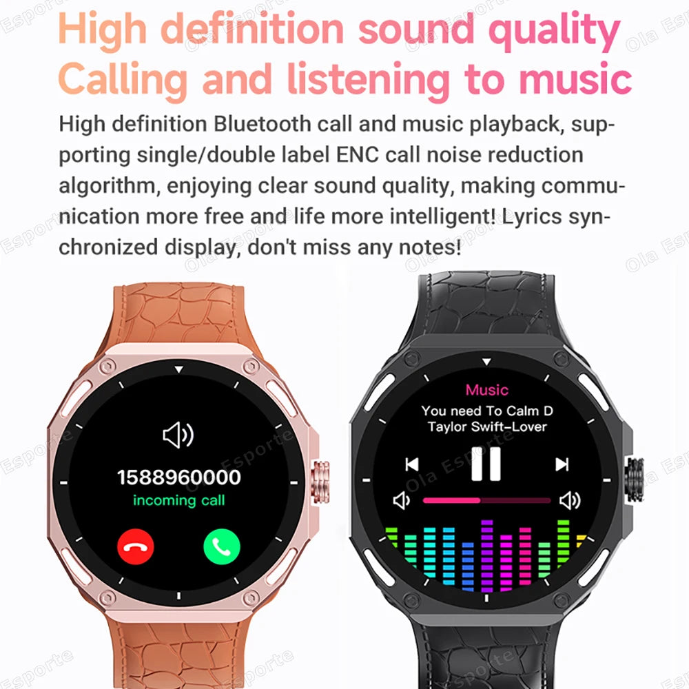 Reloj Inteligente AMOLED GPS con 7 Correas IP68