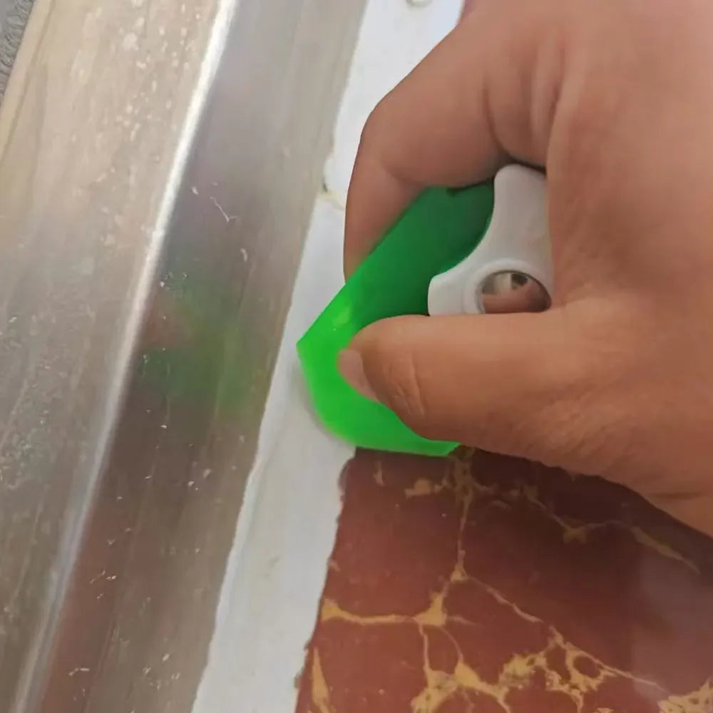 Herramienta de costura de silicona 9 en 1, kit de herramientas de calafateo de silicona mejorado