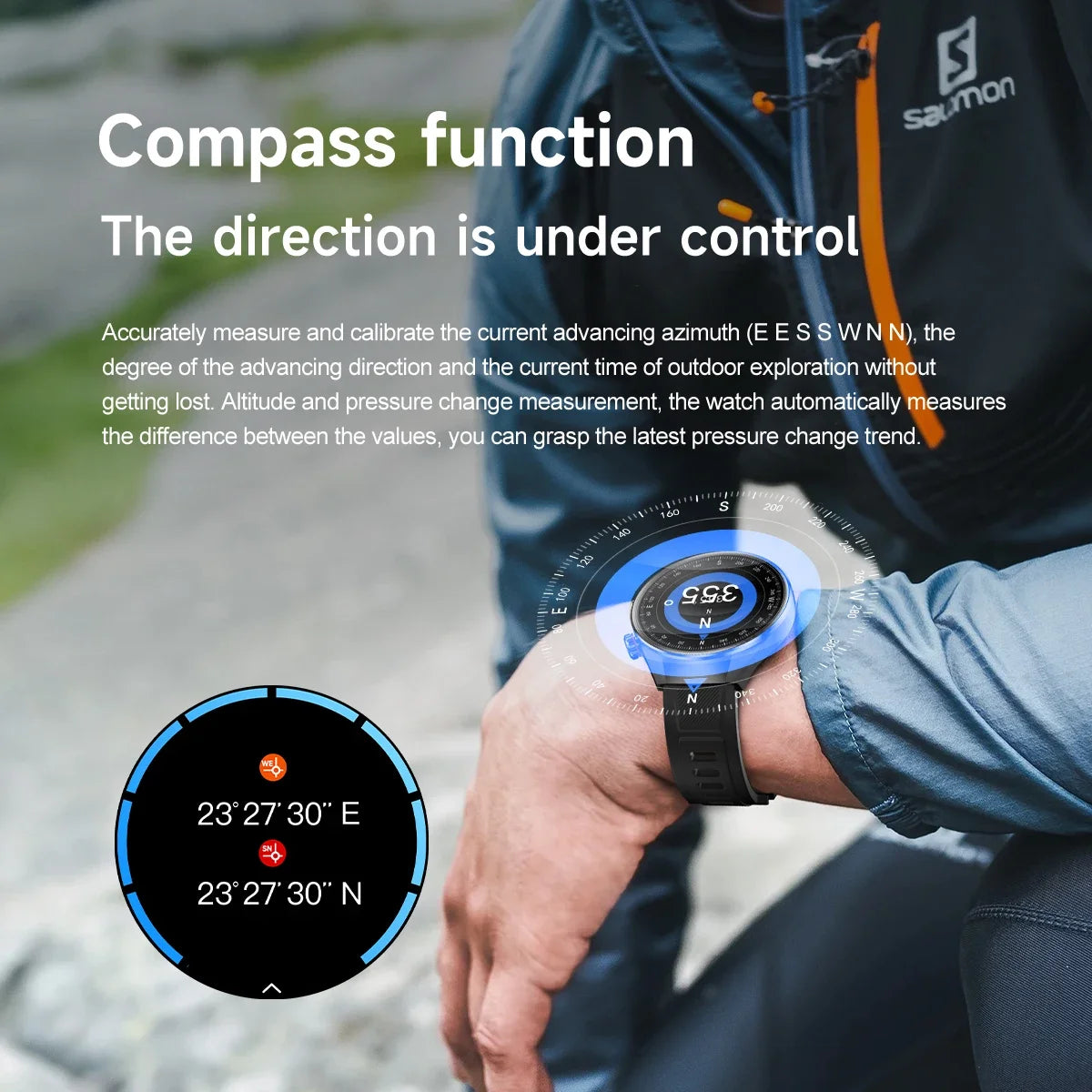 Reloj Inteligente G5 Plus con Pantalla AMOLED, GPS y Llamadas Bluetooth