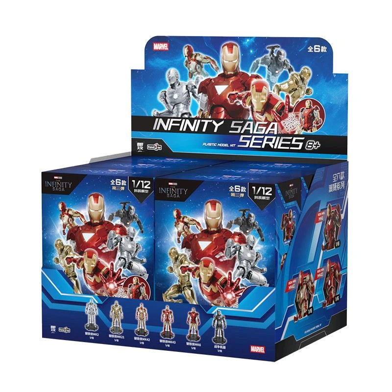 En Stock Fondjoy The Infinity Saga Avengers Iron Man Tony Stark Mk21 Mk42 Mk2 Mk6 Mk43 War Machine ‌   Figura de acción, modelo de juguete, regalo