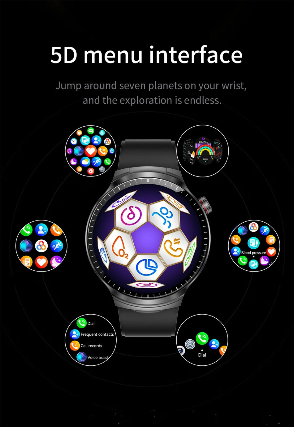 Smartwatch LIGE TWS 2 en 1 con auriculares Bluetooth y monitor cardíaco