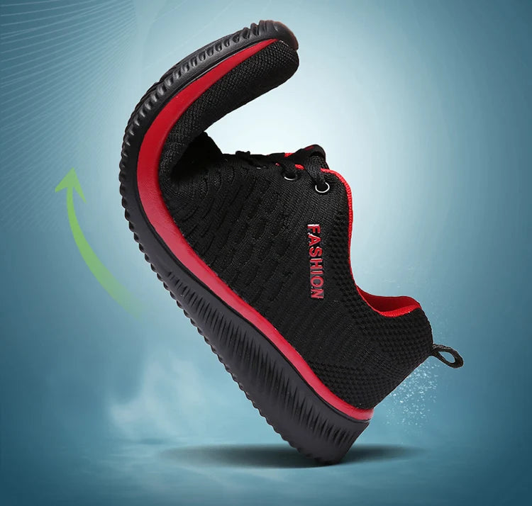 Zapatillas de correr para hombre, zapatos deportivos ligeros para caminar, zapatos informales transpirables de malla clásica, mocasines de moda para hombre, zapatillas de deporte para hombre