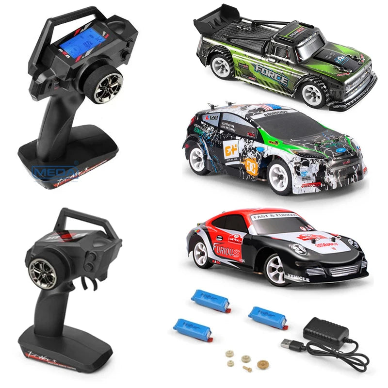 Wltoys RC 284019 Control remoto 1/28 30 Km/H Mosquito de carreras de alta velocidad 2,4 GHz todoterreno RTR Rally Drift Car