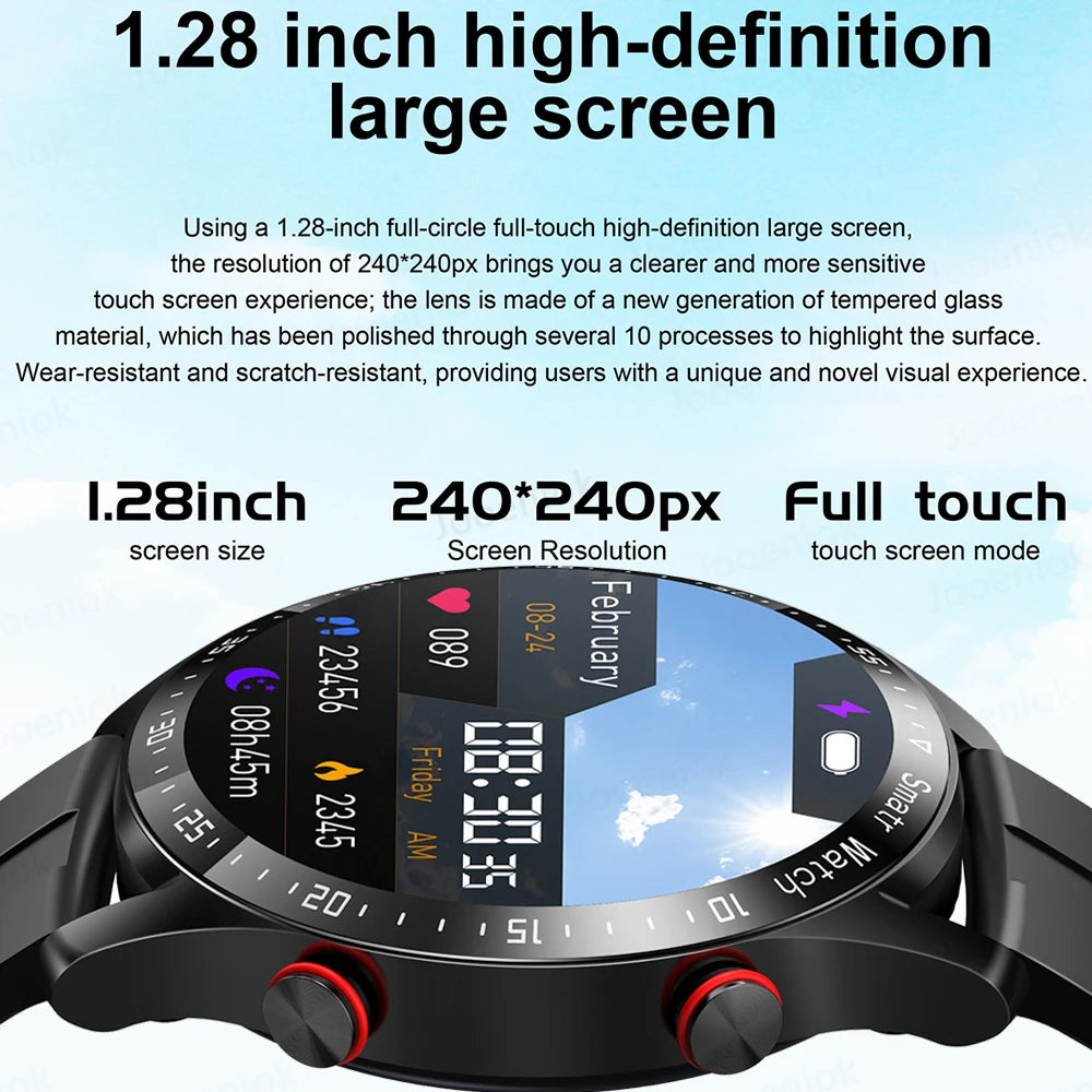 Reloj Inteligente Voz AMOLED ECG+PPG Bluetooth