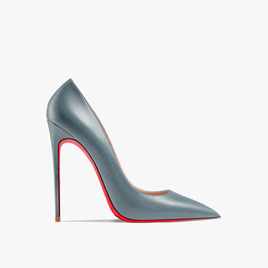 Zapatos de Tacón Alto de Punta Fina para Mujer – Cuero Mate