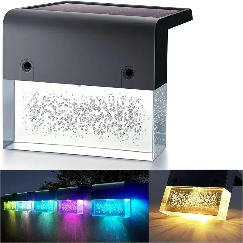 Luces Solares de Cubierta para Valla y Escalones
