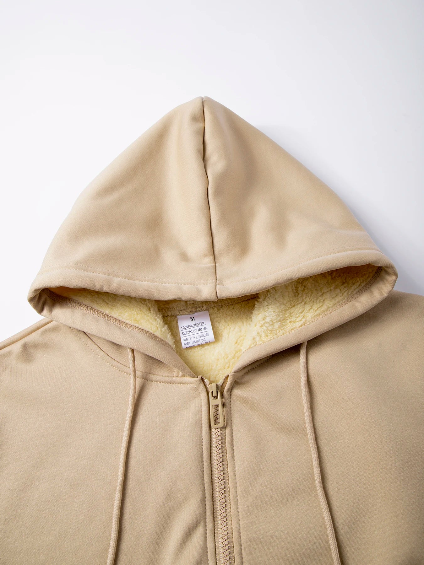 Buzo con Capucha y Cremallera de Vellón para Hombre