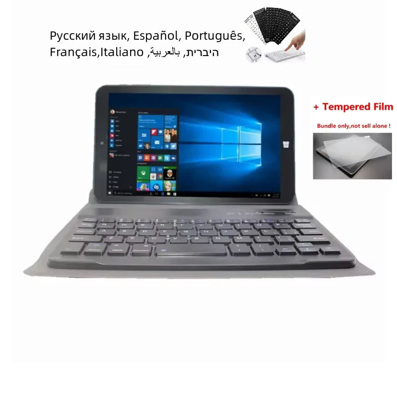 Cable OTG gratuito 64 bits 8 pulgadas AR0 Tablet 4GB/8GB RAM 64GB/128GB ROM 1280x800 IPS Windows 10 CPU Cámara Dual Quad Core