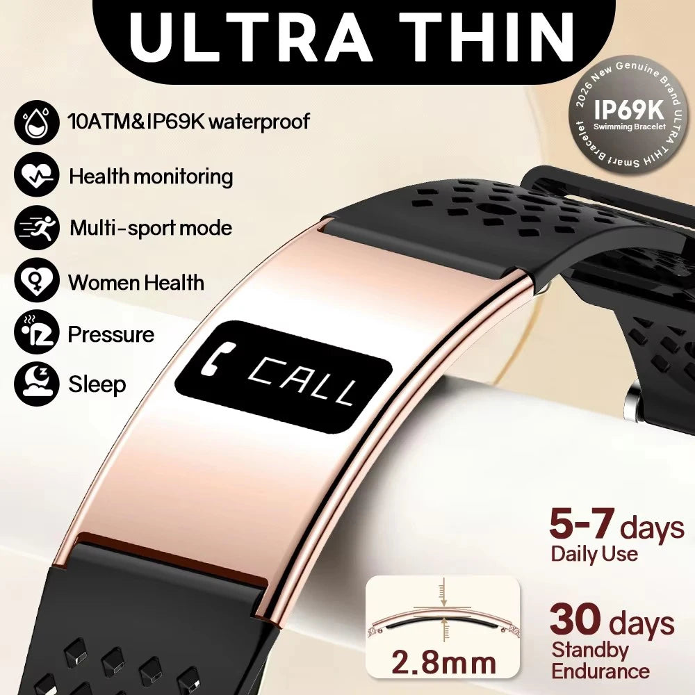 Pulsera Inteligente Ultrafina con Oxígeno en Sangre