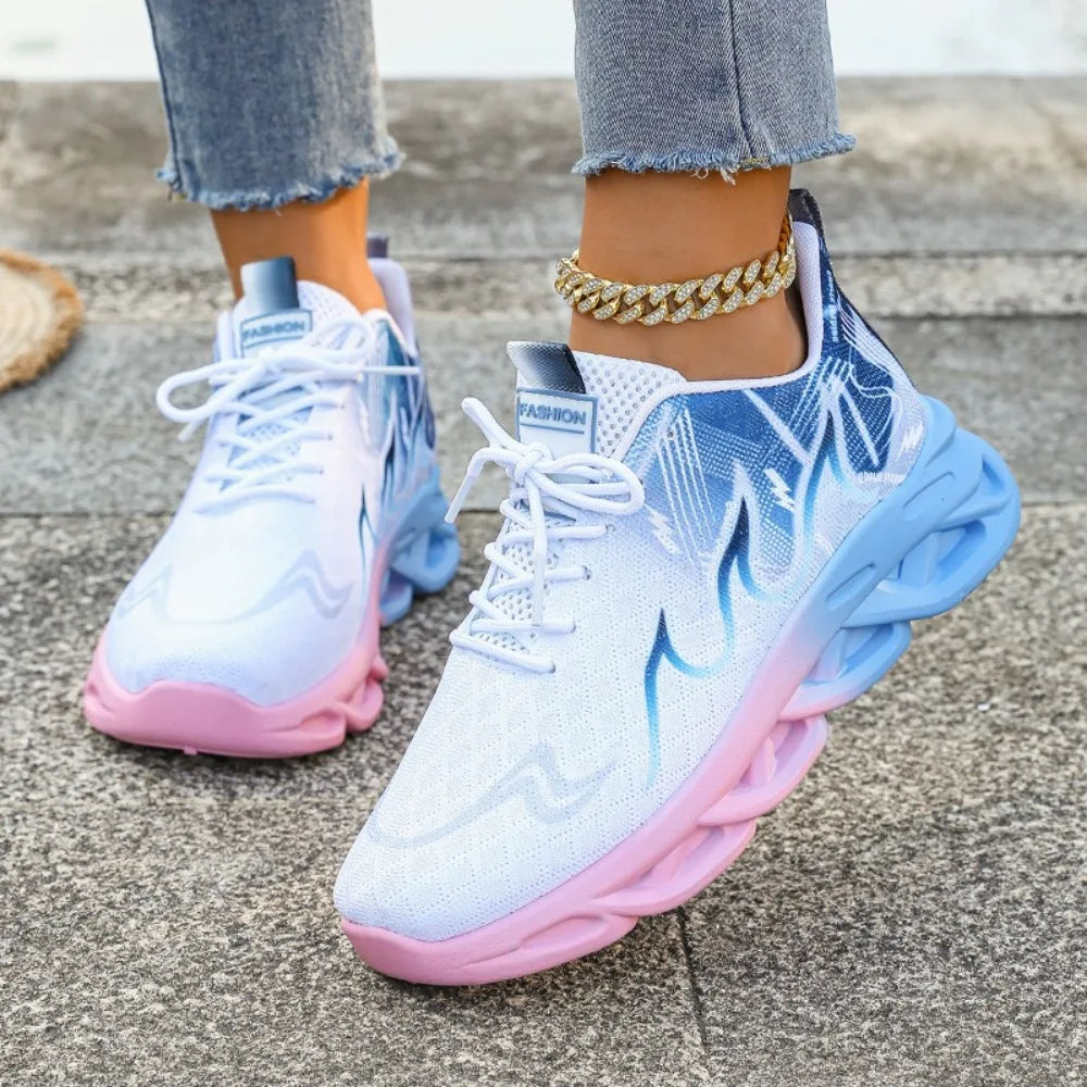 Zapatillas Deportivas Transpirables para Mujer - Suela de Caucho Antideslizante