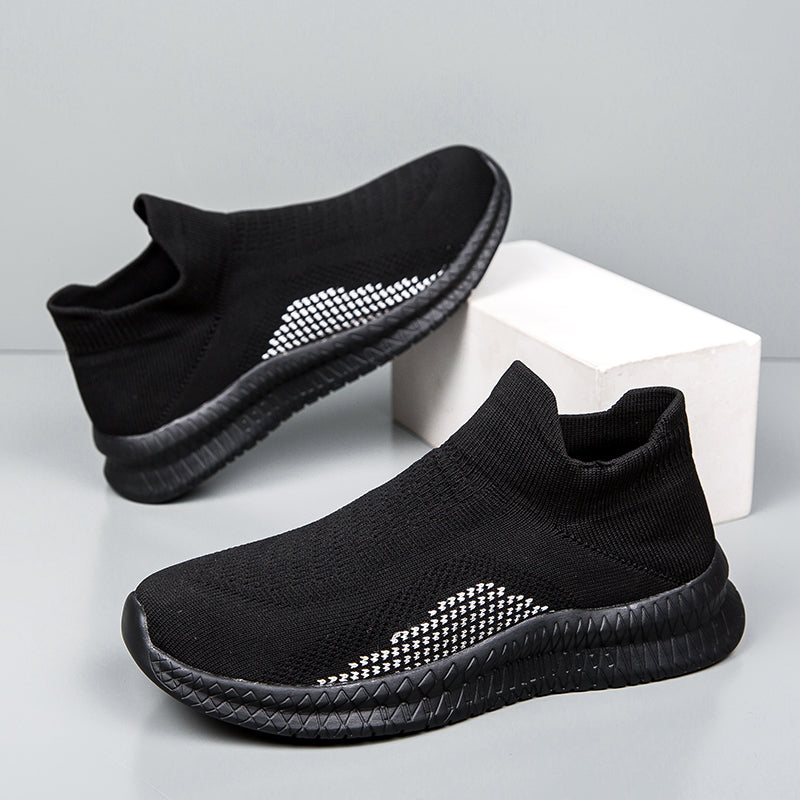 Zapatos transpirables para caminar para hombre, mocasines ligeros para exteriores, zapatos informales suaves y flexibles para hombre, calzado de moda, zapatillas de deporte 39-48