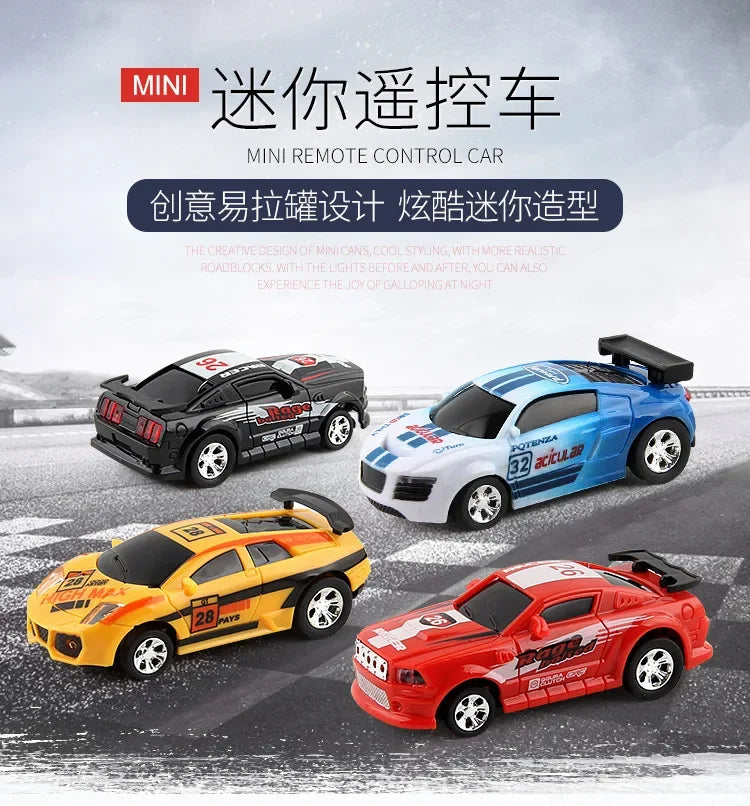 ¡Epico Mini RC Racer! Vehículo 4WD de tamaño Coke para aventuras de alta velocidad, el regalo divertido y definitivo para niños