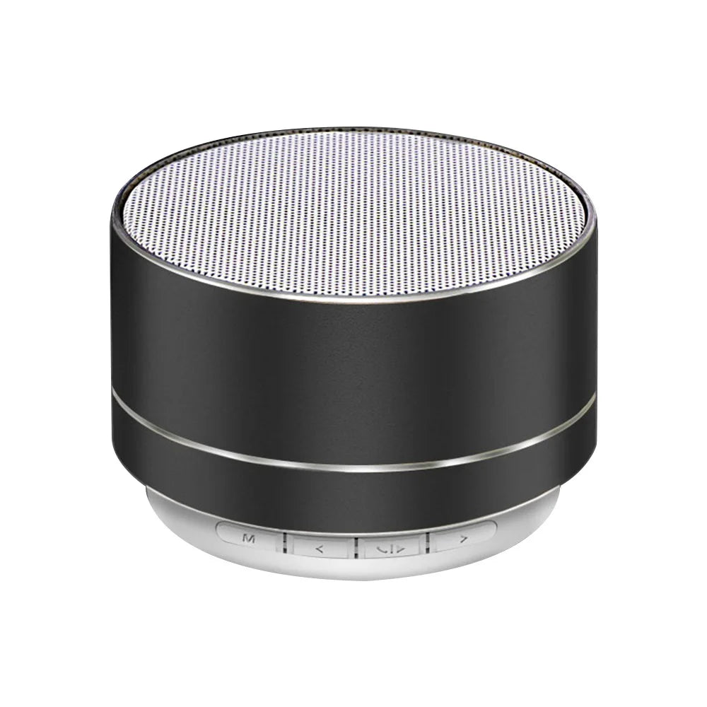 Altavoz Bluetooth inalámbrico A10, cañón de acero pequeño, Subwoofer, Mini tarjeta de regalo portátil, Altavoz Bluetooth, altavoces de Color para exteriores