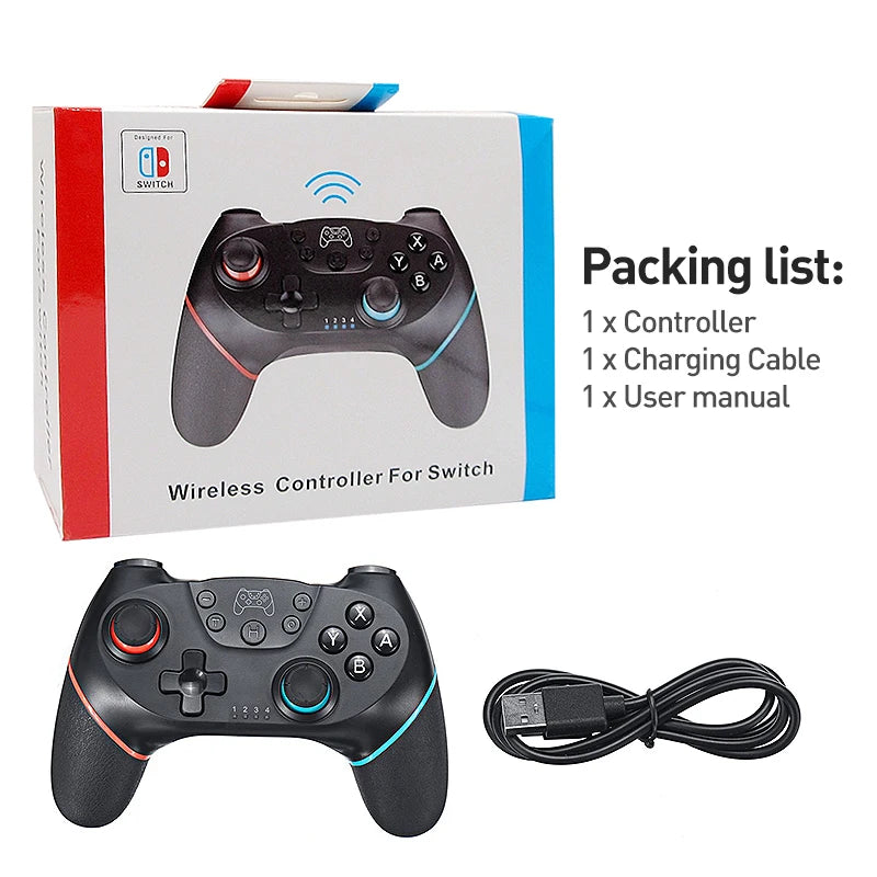 Mando inalámbrico Bluetooth para Nintendo Switch y OLED Lite, mando de PC, Control de Joystick, almohadilla de juego de ordenador, mando de juegos