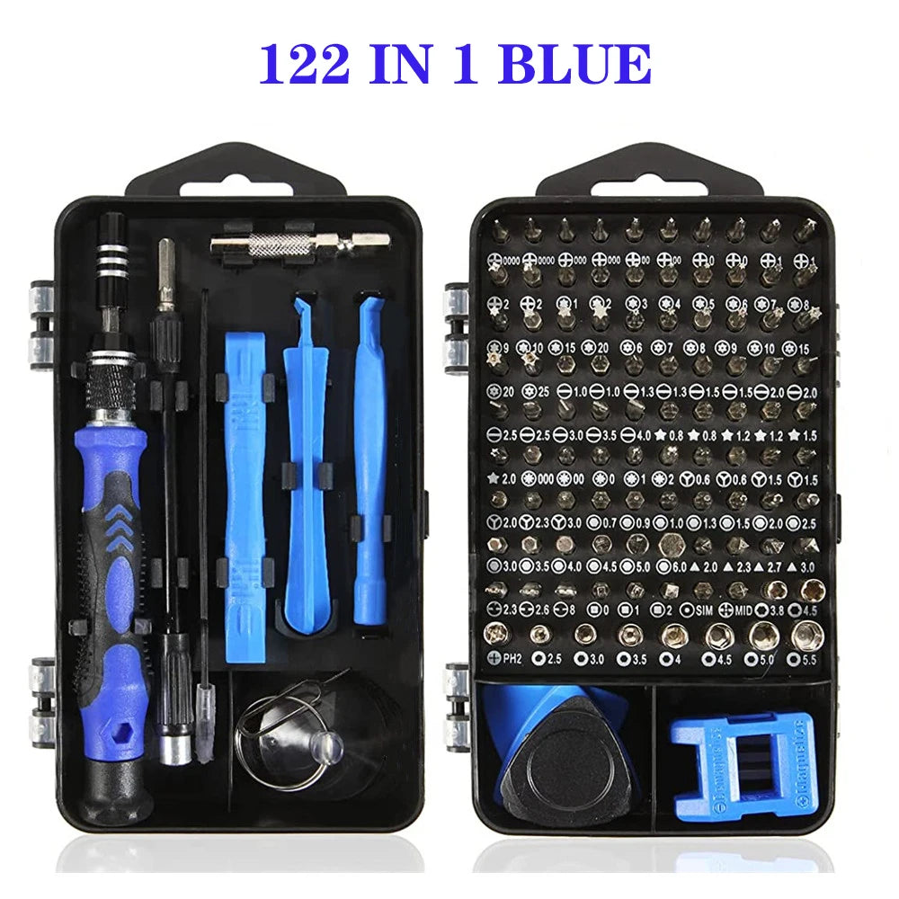 Kit de Destornilladores Magnéticos 140 en 1 Reparación PC