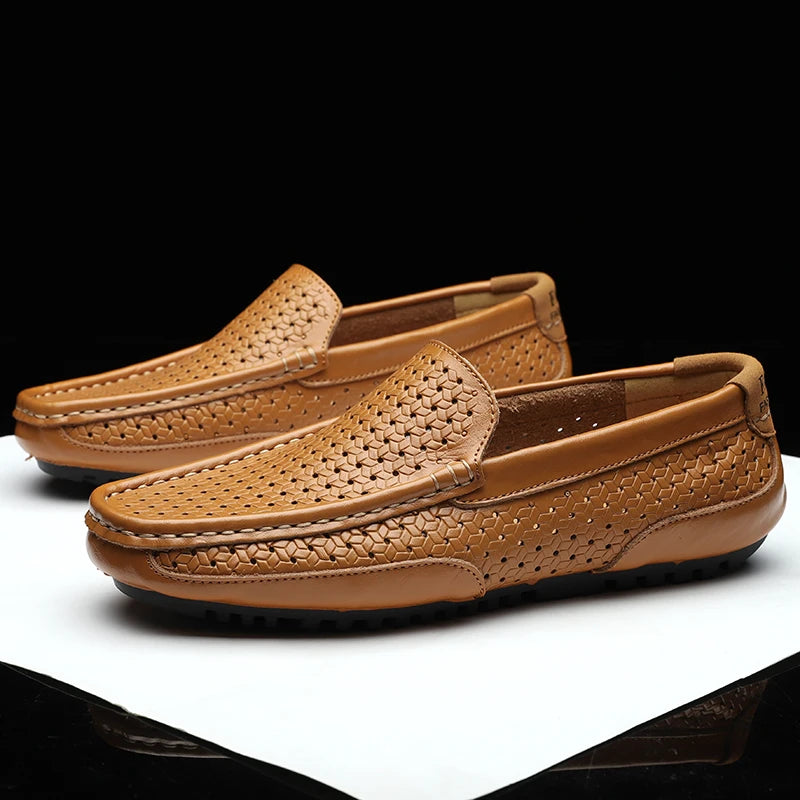 Mocasines de Cuero para Hombre – Calzado Casual Transpirable