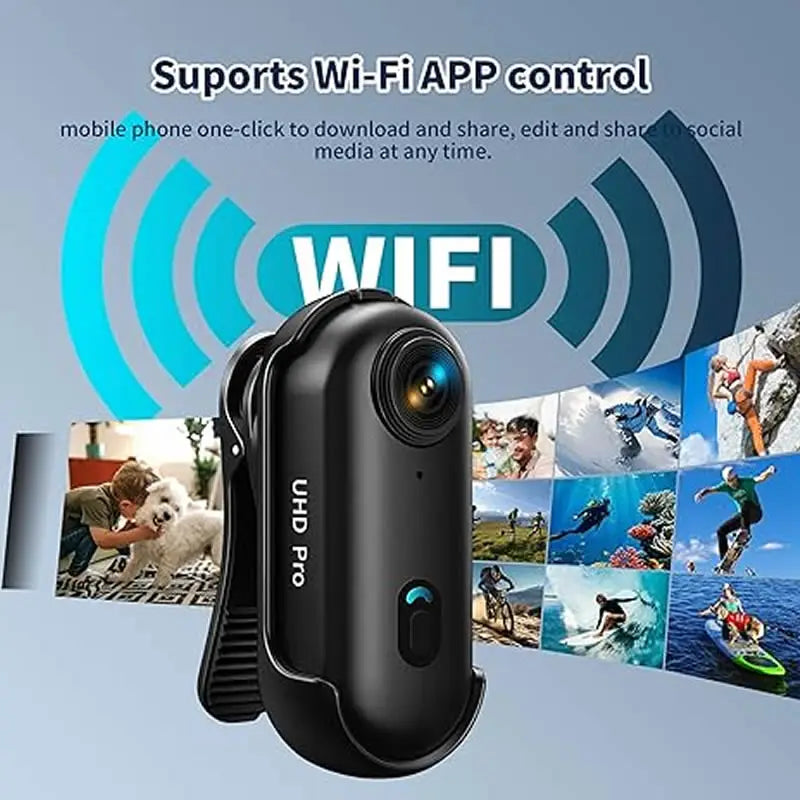 Mini Cámara Corporal FHD 1080P Portátil Impermeable