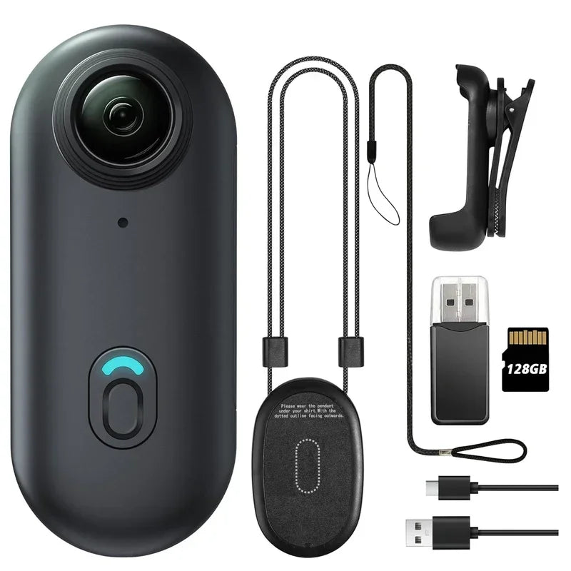 Mini Cámara Corporal 4K WiFi para Casco y Moto