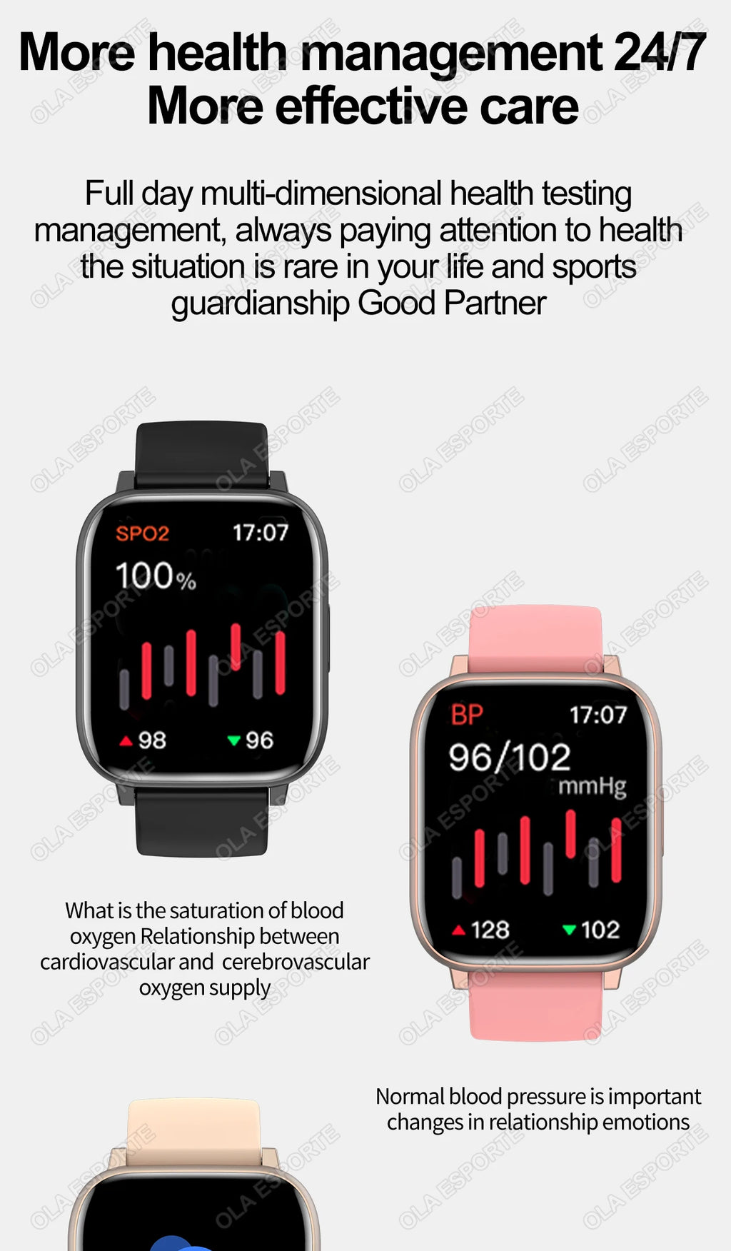 2025 reloj inteligente hombres mujeres GPS HD pantalla táctil Monitor de presión arterial relojes deportivos Bluetooth llamada Fitness reloj inteligente Digital