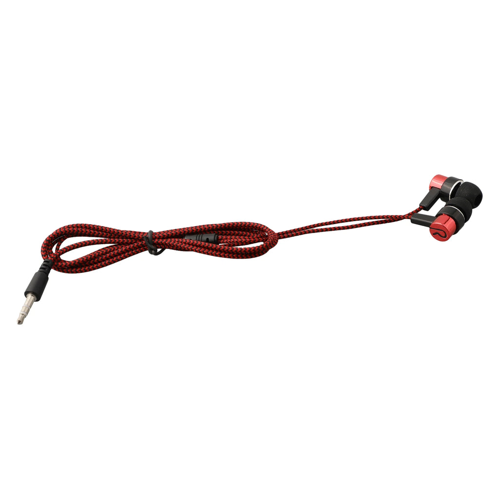 Experimente graves potentes con auriculares internos con cable, auriculares estéreo de 3,5 mm para dispositivos móviles, diseño con aislamiento de ruido