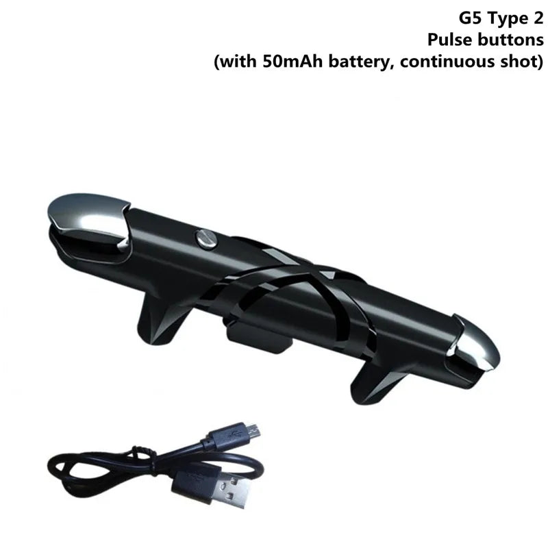 Controlador de juego móvil G5 para PUBG, gatillo de juego, tirador, puntería, botón de tecla ABS, Joystick para IPhone, Android, Smartphone