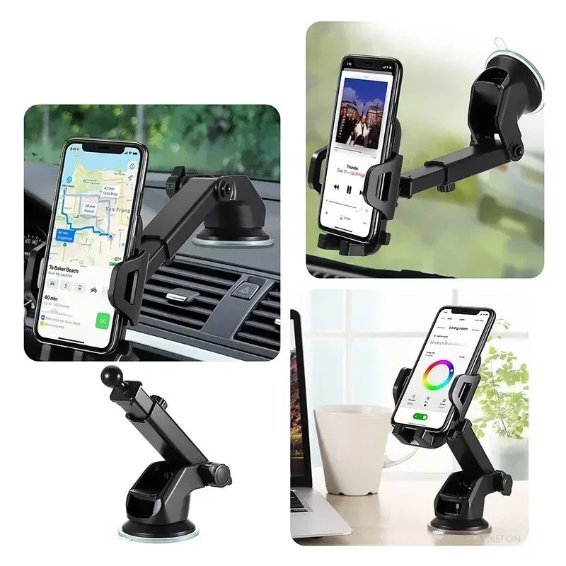 360 °   Soporte Universal para Teléfono Móvil en el Parabrisas del Coche, Soporte para Celular en el Tablero, con Ventosa, para iPhone 17 16 15 Samsung Xiaomi