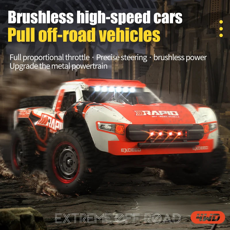 Coche RC Desierto Q130 1/14 4WD Alta Velocidad