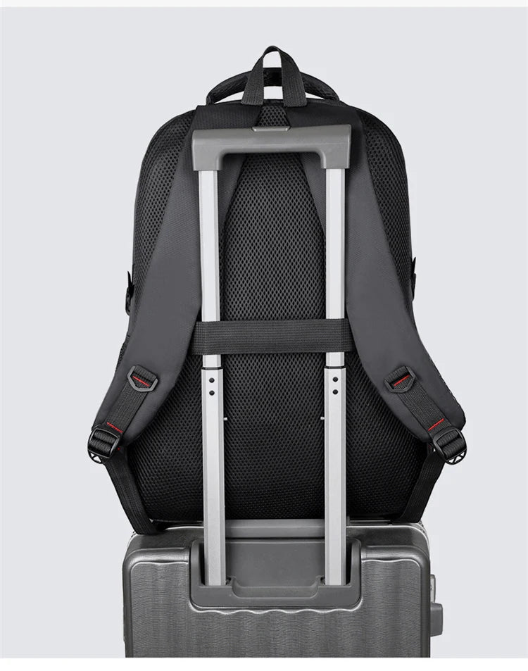 Mochila para portátil de gran capacidad: mochila unisex duradera, impermeable y elegante con prácticos bolsillos: ideal para la escuela y la viaje