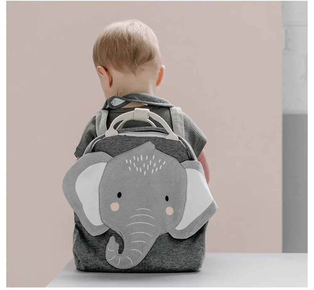 Mochila Escolar para Niños con Diseño de Animales