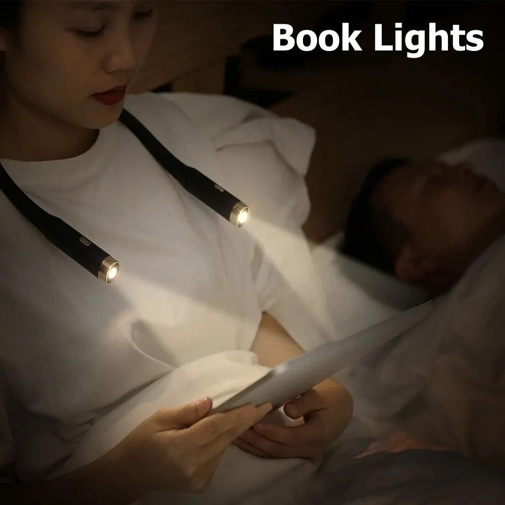 Luz LED para el Cuello, Lámpara de Lectura 3 Modos