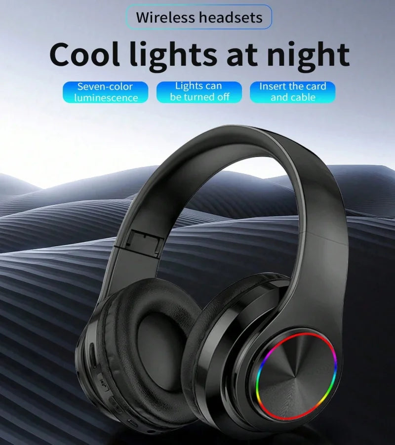 Auriculares Bluetooth Over-Ear con Cancelación de Ruido y Micrófono