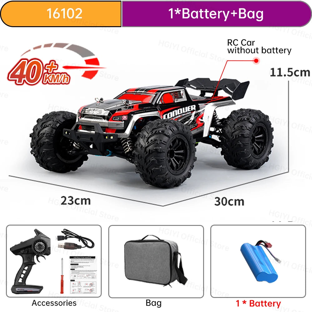 Teeggi 16101 /16102 PRO 1:16 70 KM/H carreras de deriva de alta velocidad SG116 MAX 4WD RC coche todoterreno monstruo camión juguetes para regalo de chico