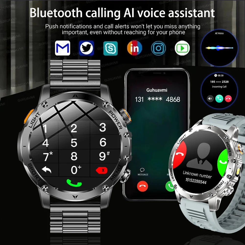 Reloj Inteligente AMOLED GPS Bluetooth Fitness