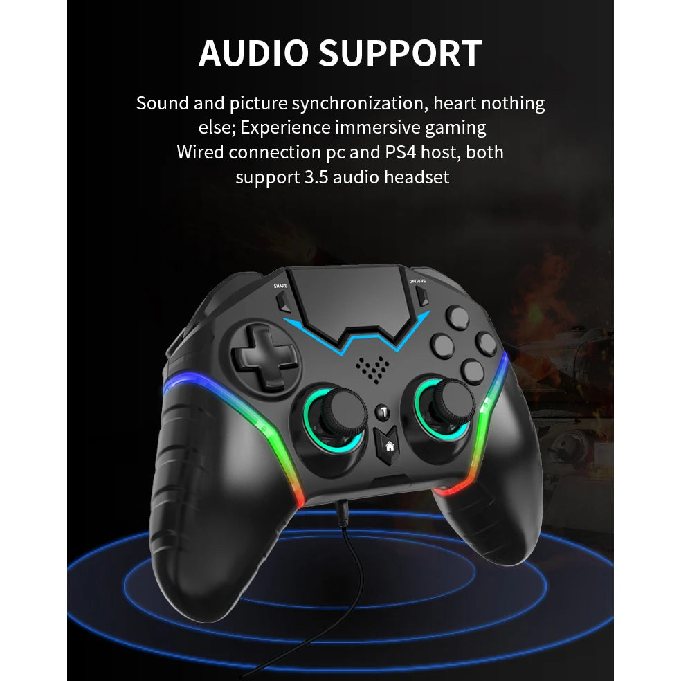 Controlador inalámbrico para PS4, PS3, PS, Playstation 4, 3, teléfono móvil, PC, Android, TV, Control, Bluetooth, Gamepad, Joystick para juegos