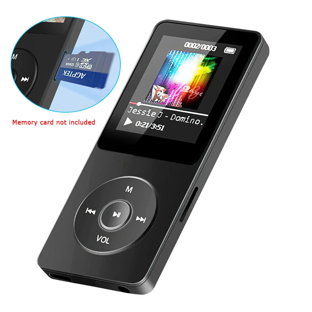 Mini Reproductor MP3/MP4 Bluetooth 128GB con Radio FM