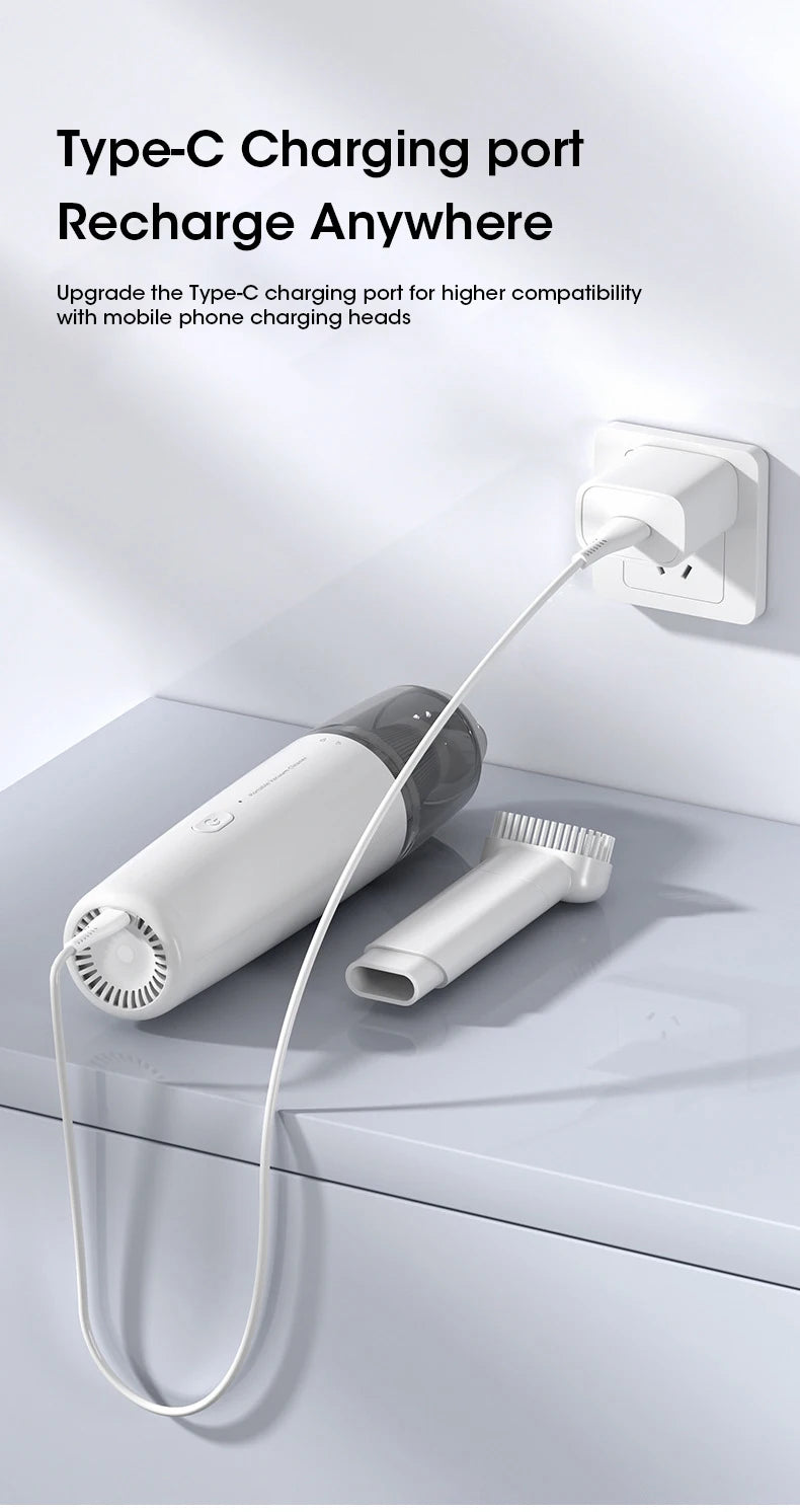 Aspiradora Portátil Mini para Auto Inalámbrica