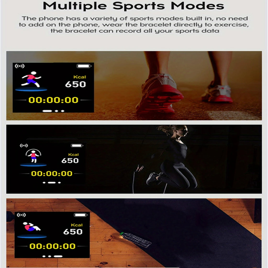 Pulsera Inteligente con Monitor de Fitness y Notificaciones