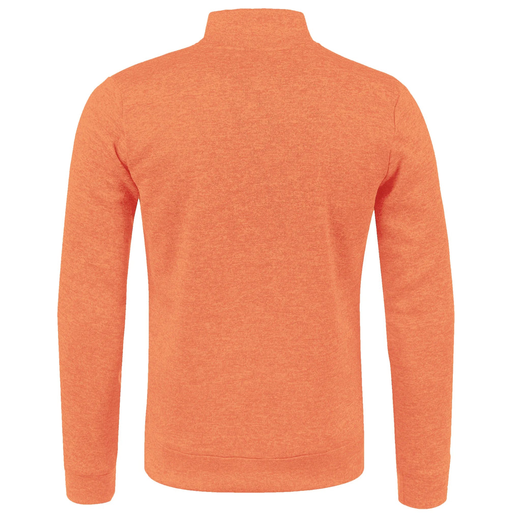 Otoño e Invierno, nuevo suéter largo con cremallera y mangas de bloque de Color para hombre, suéter fino de felpa, chaqueta informal ajustada, abrigo cómodo