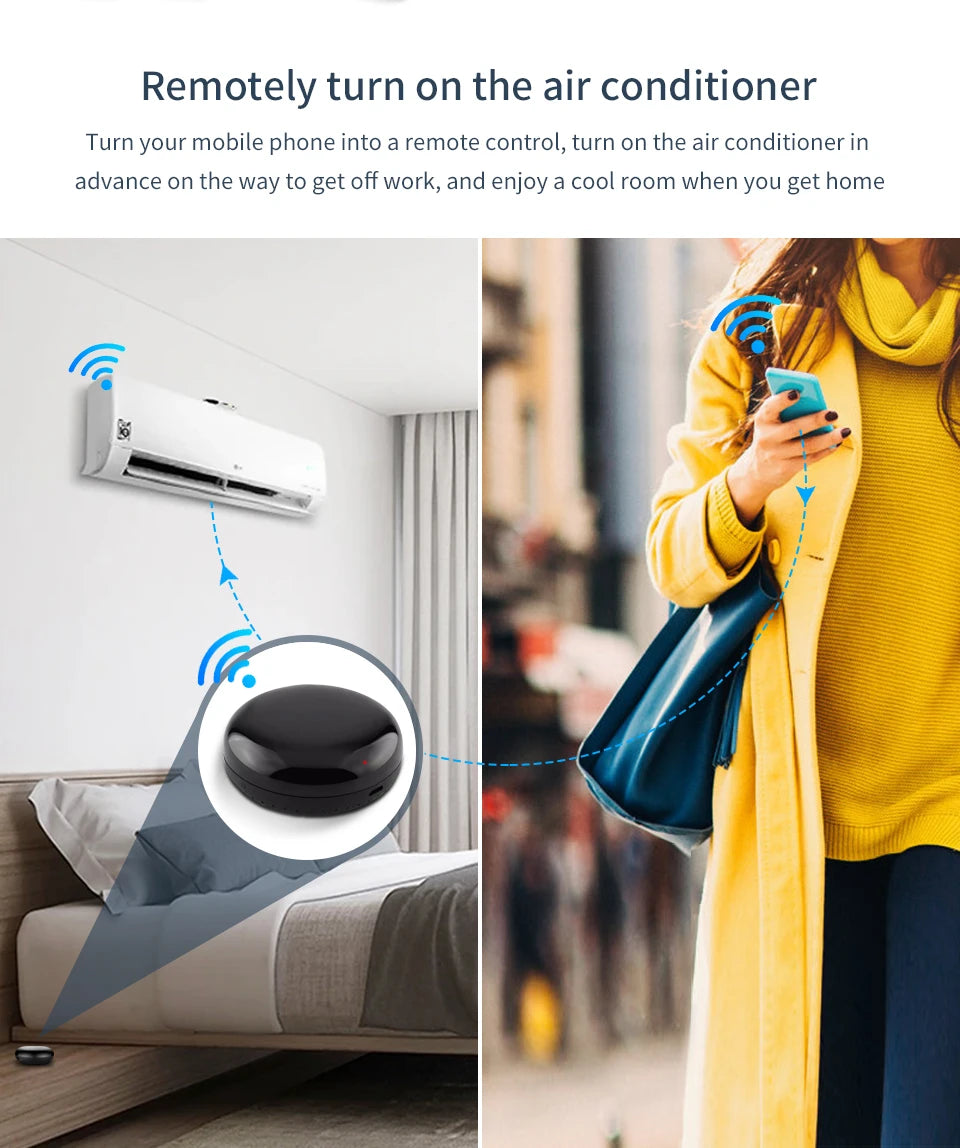Control Remoto Universal WiFi IR para Aire Acondicionado