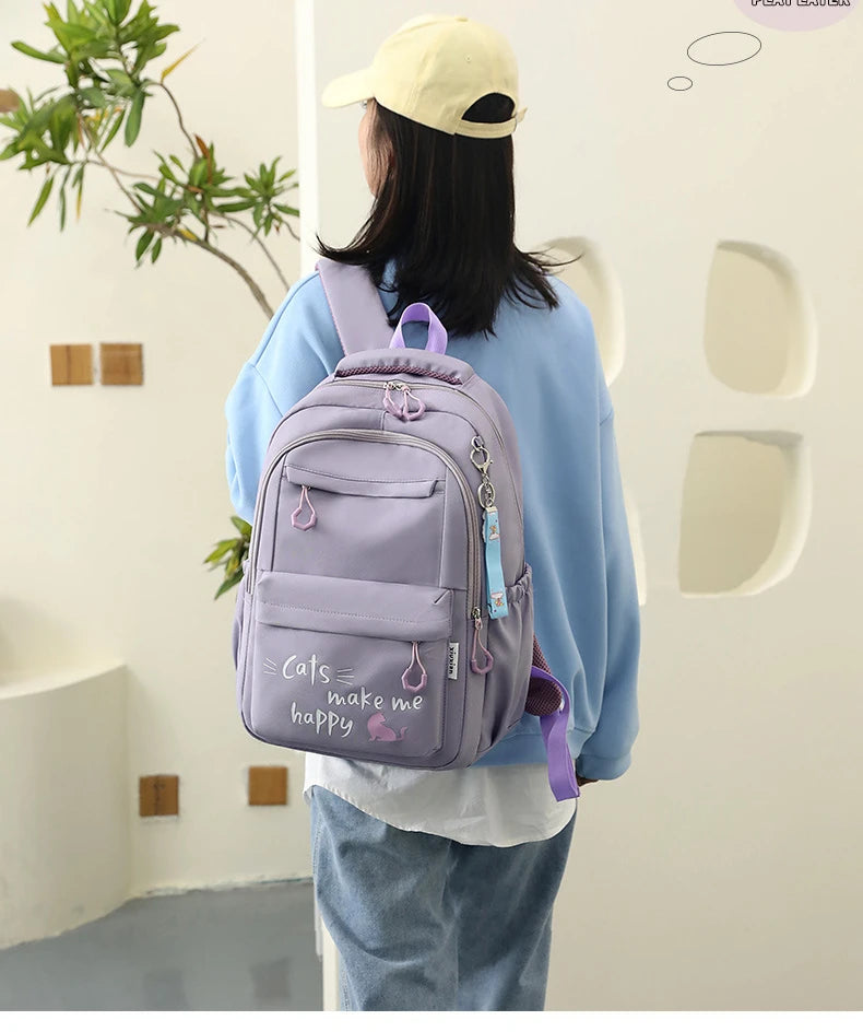 Mochila escolar para niña, mochila para adolescentes, mujeres y niños, mochila escolar rosa para primaria, mochila alta para adolescentes y niños