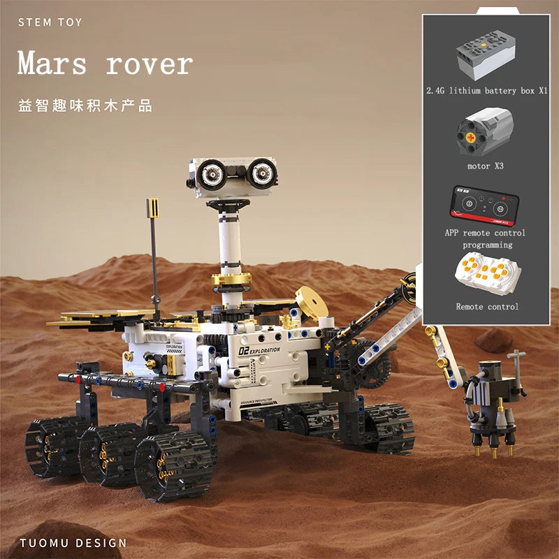 Bloques de construcción programables con brazo mecánico multieje, robot 5 en 1, juguetes de Control remoto, vástago interactivo, regalo de aprendizaje para niños