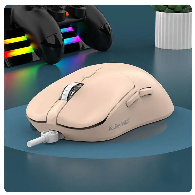 Mouse con Cable Lenovo M3, Ergonómico, 6 Botones, DPI Ajustable